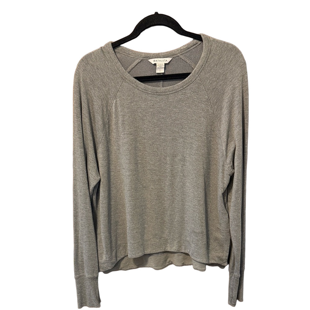 Athleta Idyllwild Long Sleeve Crewneck Sweatshirt Top
